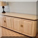 F08. Henredon sideboard. 30”h x 80”w x 19”d 